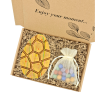 Gift box of Belgian Chocolate XL Easter Eggs with colourful seed bombs (Production)