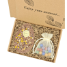 Gift box of Belgian Chocolate XL Easter Eggs with colourful seed bombs (Production)