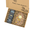 XL-sized gift box with Belgian chocolate Easter eggs, including 3 Zen teas (Production)