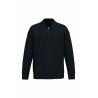 Eco-friendly sweatshirt 1/2 zip with polo-style collar and dropped shoulders unisex Native Spirit®