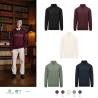 Eco-friendly high collar 1/2 zip men's sweatshirt Native Spirit®
