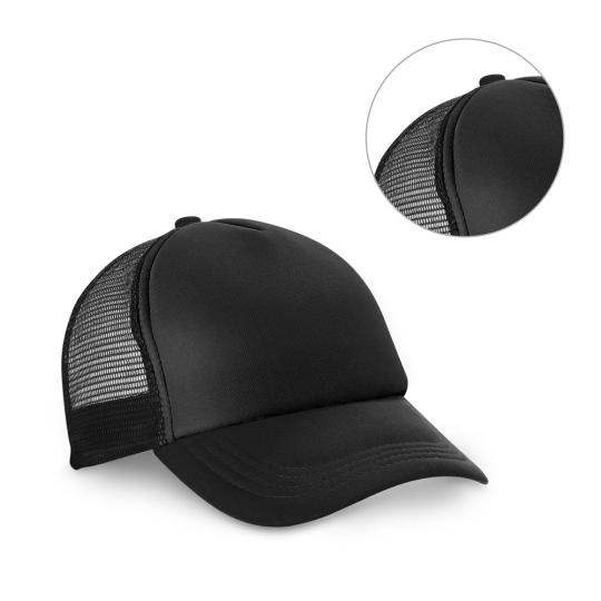 Cap in polyester and mesh...