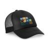 Cap in polyester and mesh (150 g/m²) Nicola Bk