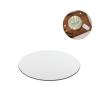 Round-shaped mouse mat with Blair Round rubber base