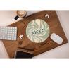 Round-shaped mouse mat with Blair Round rubber base
