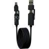 Câble de charge magnétique en silicone, 5 en 1, de 100 W C59 SCX design®