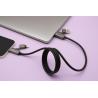 Cable de carga magnético de silicona, 5 en 1, de 100 W C59 SCX design®