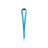 Lanyard de poliéster con cierre de seguridad Leeds