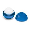 Lip balm with spherical-shaped packaging in ABS Alba