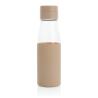 Ukiyo glass hydration bottle with protective sleeve