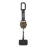Robust, anti-drop and anti-theft mobile phone holder in coil shape with strap (Production)