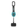Robust, anti-drop and anti-theft mobile phone holder in coil shape with strap (Production)