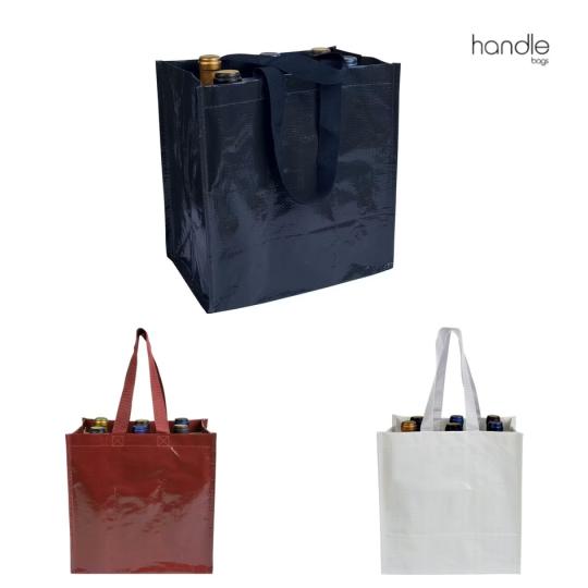Shopping bag for bottles in...