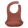 Babete silicone com bandeja