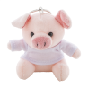 PigFob plush pig keychain