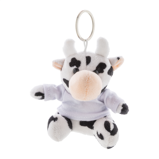 Porta-chaves vaca peluche
