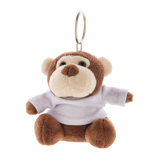 Porte-clés singe en peluche...