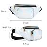 Bolsa de cintura holográfica