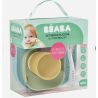 Ensemble de repas avec 4 pièces en silicone Beaba