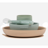 Conjunto de louça de silicone com 4 peças Nattou
