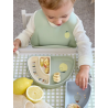 Lässig Happy Fruits silicone section dish set