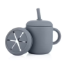 2-in-1 cup with straw made of silicone Reer