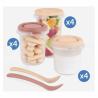Set of 12 Miniland storage jars