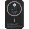 Powerbank magnético inalámbrico de 10.000 mAh y 15 W con PD de 20 W - hecho de plástico reciclado Acrab