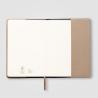 Refillable notebook set in two-tone recycled PU with A5 Xanadu pen
