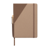 Refillable notebook set in two-tone recycled PU with A5 Xanadu pen