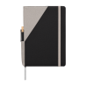 Refillable notebook set in two-tone recycled PU with A5 Xanadu pen