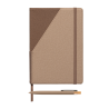 Set de carnet rechargeable en PU recyclé bicolore avec stylo A5 Xanadu