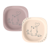 Conjunto de dois pratos Kinderteller Nip