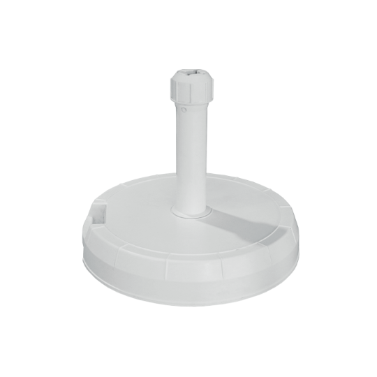 Plastic-coated cement base