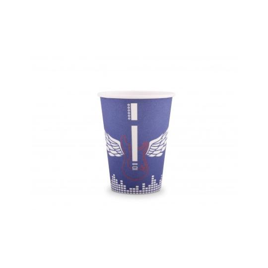 Vaso de papel PE de 1 capa,...