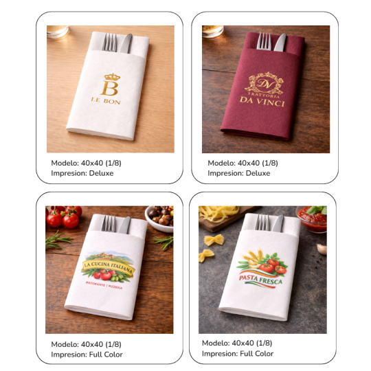 Custom napkins with...