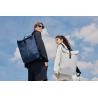 Waterproof urban backpack with flap
