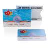 RFID card with anti-skimming protection and active blocking chip