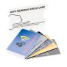 RFID card with anti-skimming protection and active blocking chip