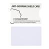 RFID card with anti-skimming protection and active blocking chip
