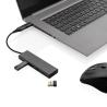 Hub RCS en aluminio reciclado con 3 puertos USB Tierra