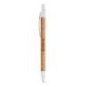 Cork and aluminium ballpoint pen Natura