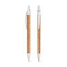 Cork and aluminium ballpoint pen Natura