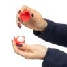 Heart-shaped lip balm jar PP Ilja