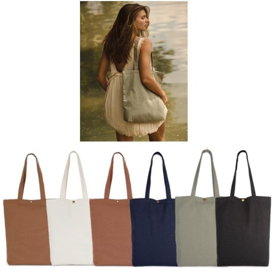 Shopping Bag in Washed...