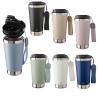 Recycled stainless steel cup with double wall 500 ml Kayla