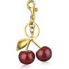 Cherry-shaped keyring