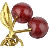 Cherry-shaped keyring