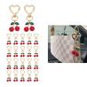 Porte-clés cerise ensembles de 24 pièces PH Panda Hall