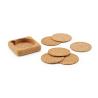 Set of 6 Klein Cork Coasters
